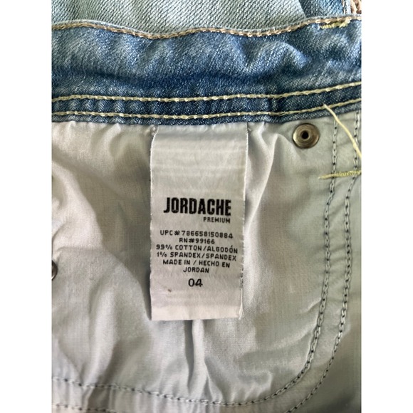 Vintage Jordache Women's 80's light wash jean capri zippers on the ankles size 4 - Picture 10 of 12